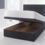 modern wood bed