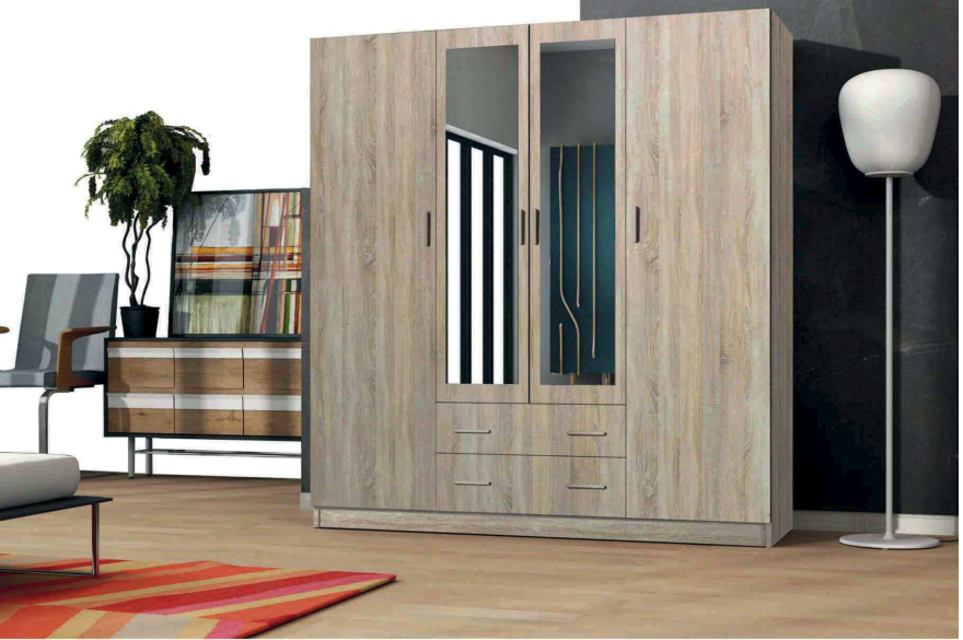 Screenshot 2025-09-23 at 5.03.40 AM London 4 Door Wardrobe - Image 1